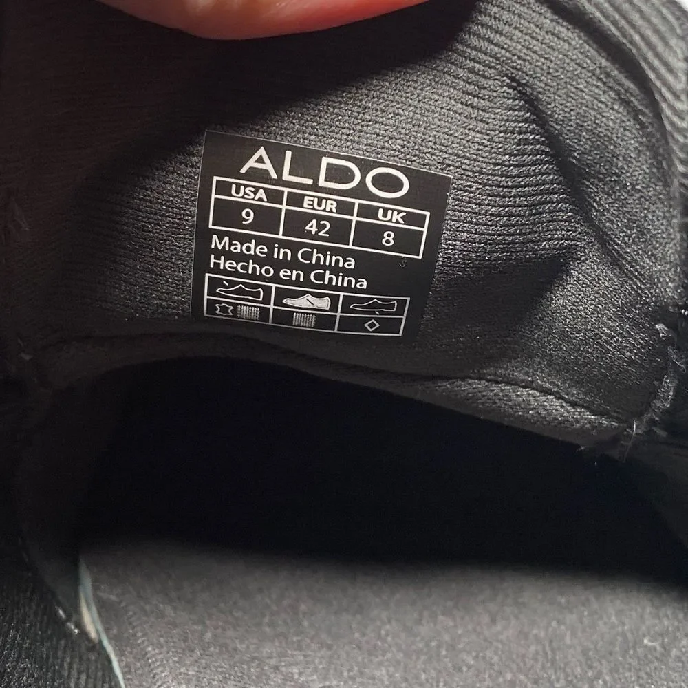 ALDO Men's Black Rakers Oxford Shoes Sz‎ 9